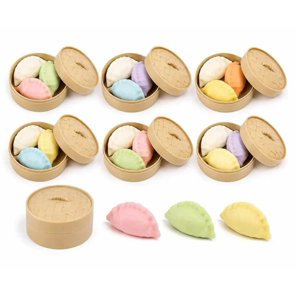 Potsticker Squishies – 3-Piece Sensory Fidget Set (Random Color)
